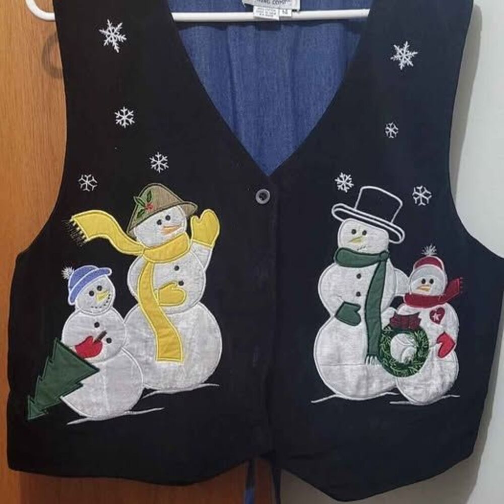 Christmas Vest Womens 14 L XL
